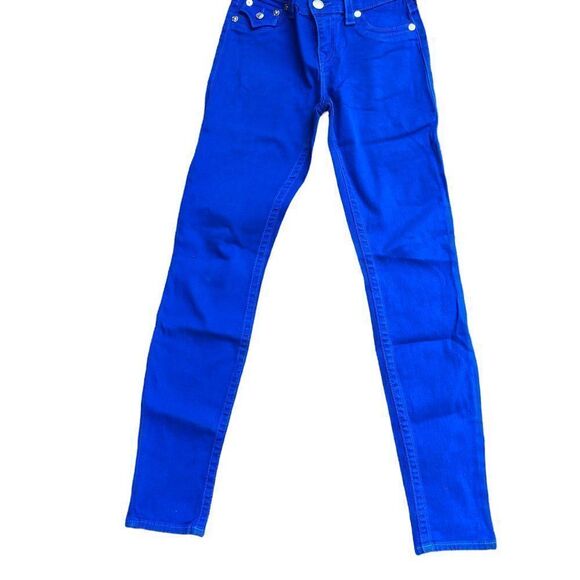 True Religion Jeans Size 26 SERENA Blue - Picture 4 of 7